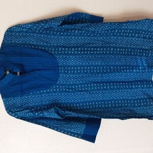 Deepika Govind Teal Tunic Top (Kurti)